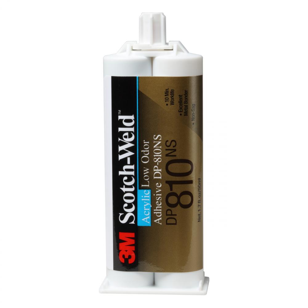 3M™ Scotch-Weld™ Low Odour Acrylic Adhesive, DP810NS, tan, 1.71 fl. oz. (48.5 ml)