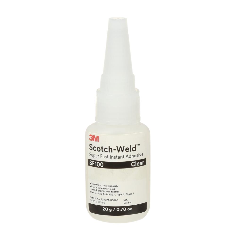 3M™ Scotch-Weld™ Super Fast Instant Adhesive, SF100, clear, 0.07 oz. (2 g)