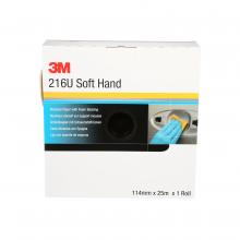 3M 7000084666 - 3M™ Precut Soft Hand Rolls, 216U, 50743, P1000, 4.5 in x 27.34 yd. (11.4 cm x 25 m)