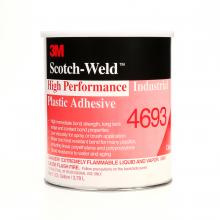 3M 7000046575 - 3M™ High Performance Industrial Plastic Adhesive, 4693, light amber, 1 gal (3.8 L)