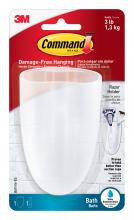 3M 7100063745 - Command™ Bath Razor Holder BATH16-EF, Frosted, 3 lbs (1.4 kg)