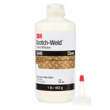 3M 7000000894 - 3M™ Scotch-Weld™ Instant Adhesive, CA40, yellow, 1 lb (453 g)