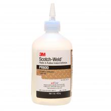 3M 7100039246 - 3M™ Scotch-Weld™ Plastic & Rubber Instant Adhesive, PR600, clear, 1 lb (453 g)