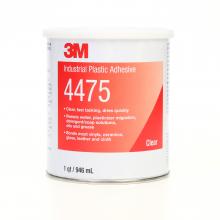 3M 7000046573 - 3M™ Industrial Plastic Adhesive, 4475, clear, 1 qt (0.94 L)