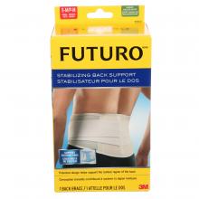 3M 7000123132 - FUTURO™ Stabilizing Back Support, 46815EN, white, small/medium