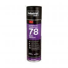 3M 7000046590 - 3M™ Polystyrene Insulation Spray Adhesive, 78, clear, 24 oz. (709.8 ml)