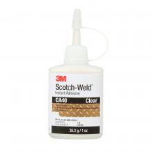 3M 7000000893 - 3M™ Scotch-Weld™ Instant Adhesive, CA40, yellow, 1 oz (28.3 g)