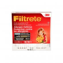 3M 7100050038 - Filtrete™ Allergen Defense Micro Allergen Filter, MPR 1000, 16 in x 16 in x 1 in