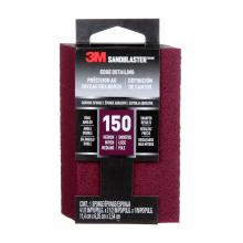 3M 7010331955 - 3M™ SandBlaster™ Sanding Sponge 9562, Dual Angle, 150 Grit, 4 1/2 in x 2 1/2 in x 1 in, 1/Pack