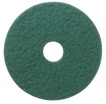 3M 7000052412 - 5400PLG Green Scrubbing Pad, 12 in, 5/case