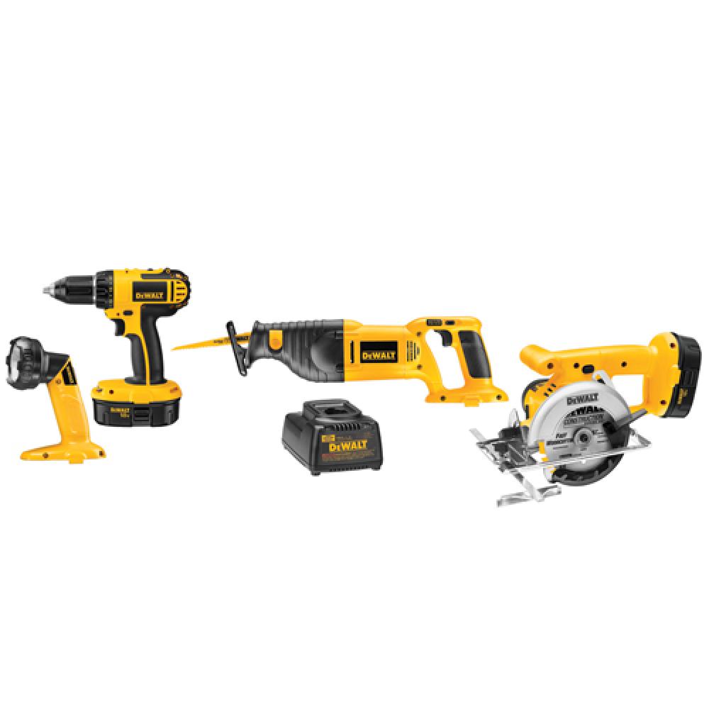 18V Cordless Compact 4-Tool Combo Kit