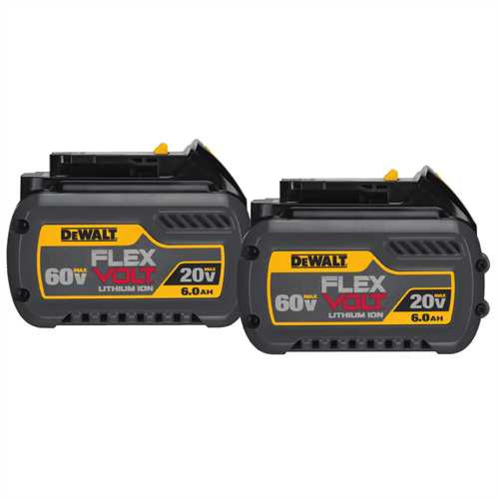 FLEXVOLT(R) 20/60V MAX* BATTERY PACK 6.0AH (2 pk.)