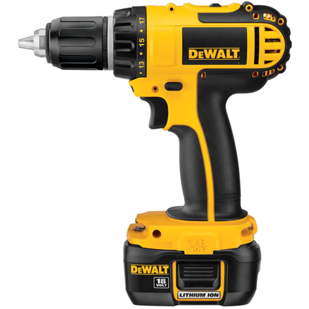 18V 1/2&#34; (13mm) Cordless Compact Li-Ion Drill/Driver Kit