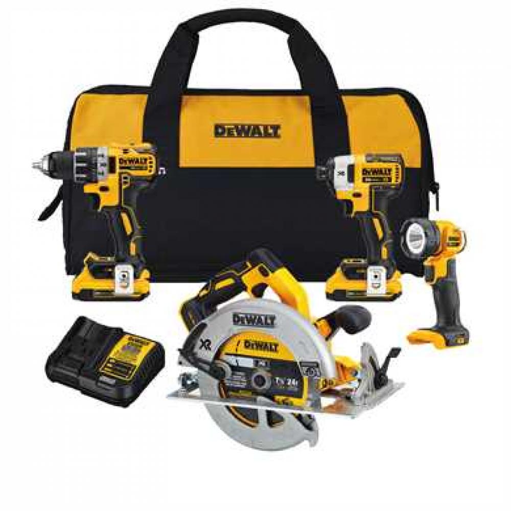 20V MAX* XR(R) Compact 4-Tool Combo Kit