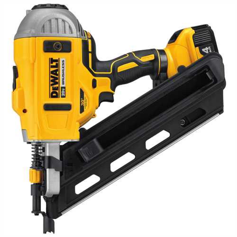 20V MAX* Cordless 30 degree Paper Collated Framing Nailer Kit