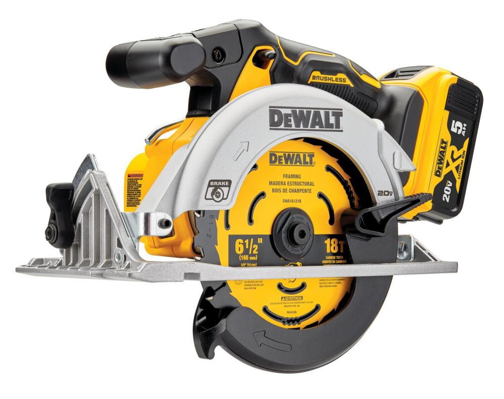 20V MAX 6-1/2&#34; Circular Saw Kit w/1 Battery (5Ah)