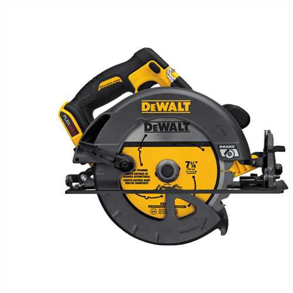 FLEXVOLT(R) 60V MAX* 7-1/4 in. CIRCULAR SAW w/Brake (Tool Only)