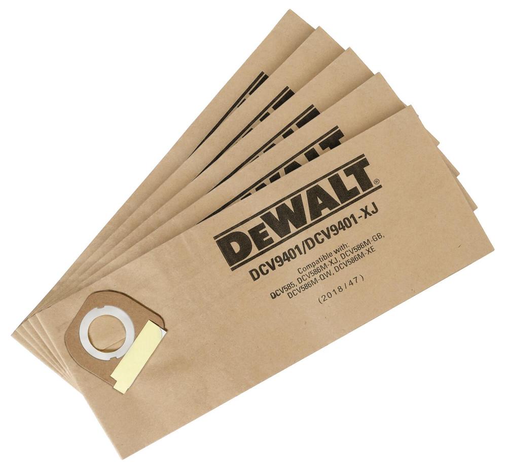 REPLACEMENT PAPER FILTER BAGS 5-PACK (FOR DCV585)