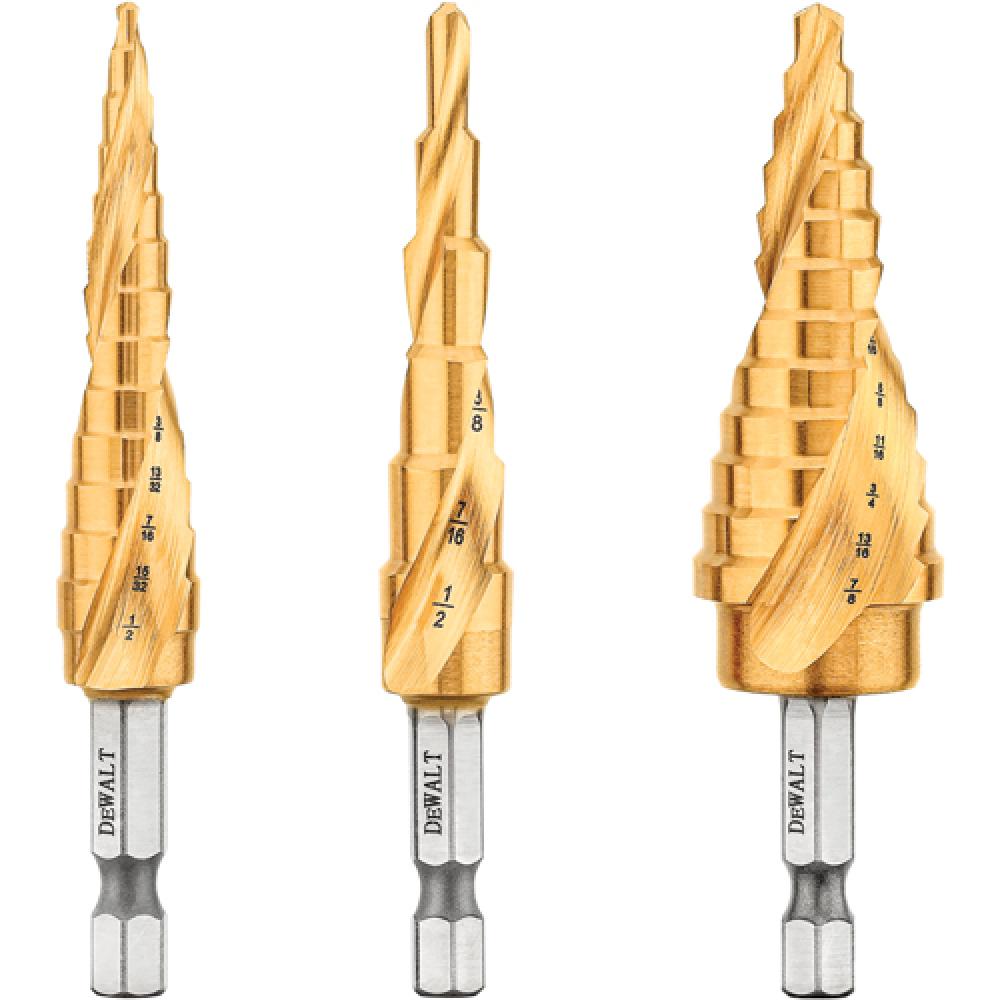 3-Pc. IMPACT READY(R) Step Drill Bit Set