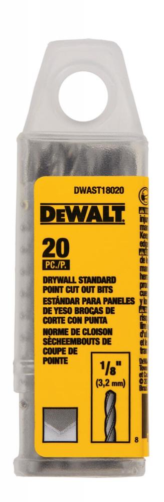 1/8&#34; DWALL PILOTPOINT CUTOUT BIT20