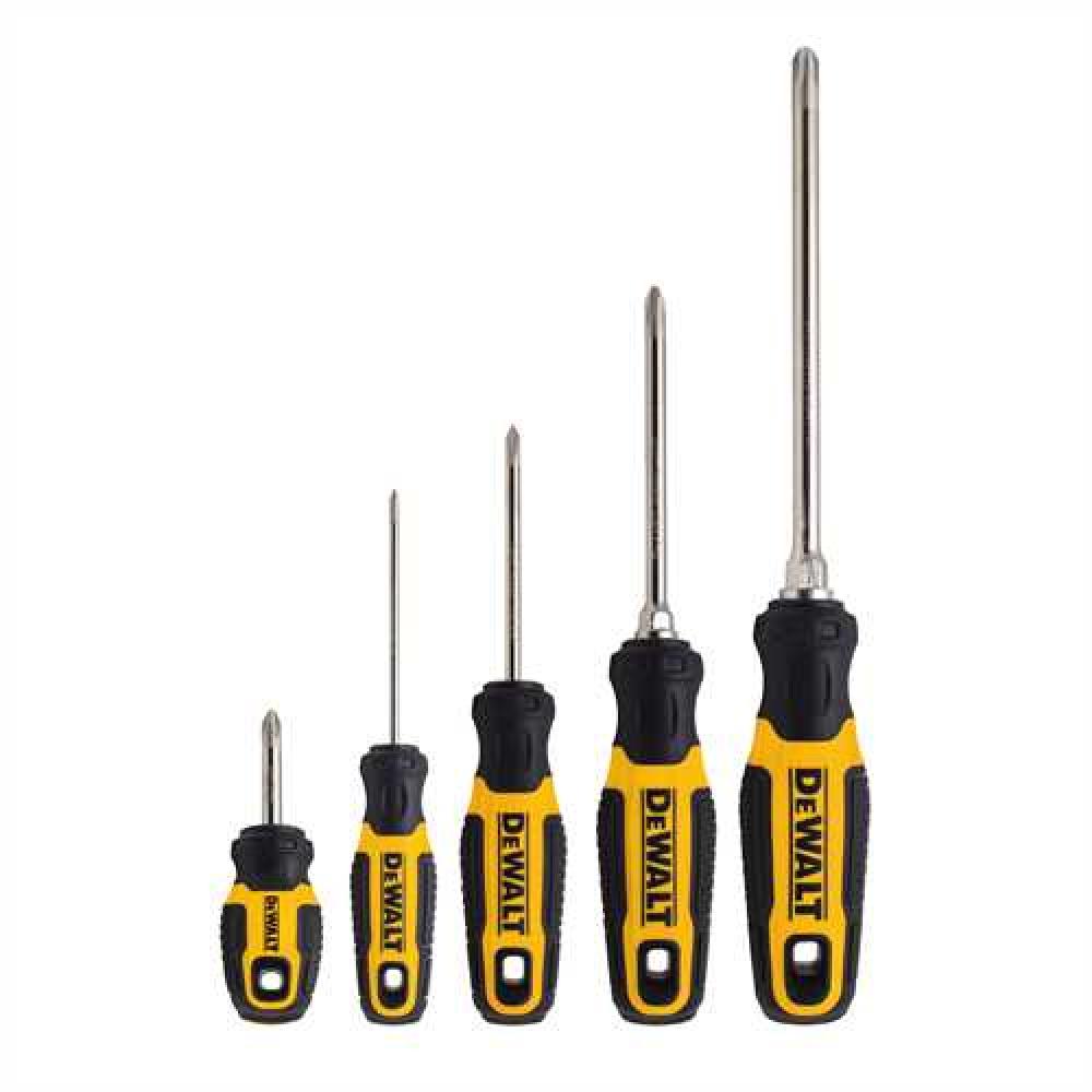 5 Piece Phillips Screwdriver Set