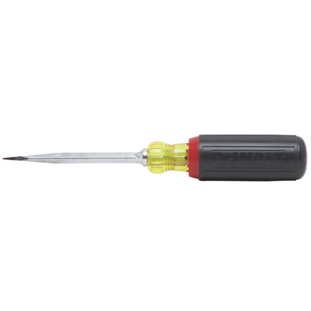 1/4&#34; Square - 4&#34; Vinyl Grip Screwdriver w/ Bolster