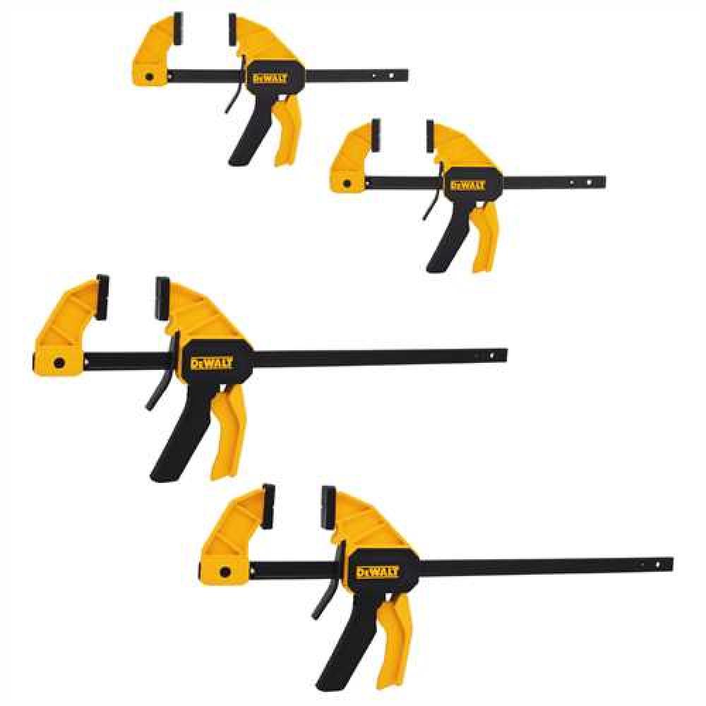 Medium and Large Trigger Clamps - 4 Pack