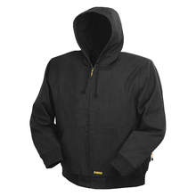 DeWalt DCHJ061C1LC - JACKET HTED HOODED 12/20V BLK SZE L