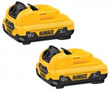 DeWalt DCB124-2 - 12V MAX LITHIUM ION BATTERY 3.0AH (2-PACK)