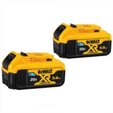 DeWalt DCB205BT-2 - 20V MAX* TOOL CONNECT(TM) BATTERY (5 AH) - 2 PACK