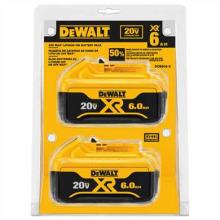 DeWalt DCB206-2 - 20V MAX PREMIUM XR 6.0Ah LITHIUM ION BATTERY PACK 2P