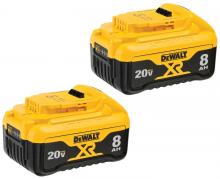 DeWalt DCB208-2 - 20V MAX LI-ION BATTERY 2-PACK (8.0 AH)