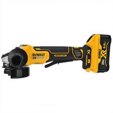 DeWalt DCG413R2 - 4.5 in. 20V MAX* XR(R) Paddle Switch Small Angle Grinder Kit with Kickback Brake