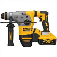 DeWalt DCH293R2 - 20V Max XR Brushless 1-1/8â€ L-Shape SDS Plus Rotary Hammer Kit w/6.0Ah