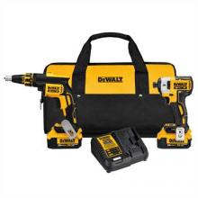 DeWalt DCK267M2 - 20V MAX* Cordless Brushless XR(R) Drywall Screwgun & Impact Driver Kit (4.0Ah)