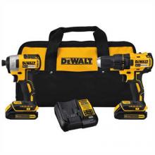 DeWalt DCK277C2 - 20V MAX* Compact Brushless Drill/Driver and Impact Kit