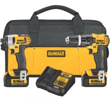 DeWalt DCK285L2 - 20V MAX* Lithium Ion Compact Hammerdrill & Impact Driver Combo Kit (3.0 Ah)