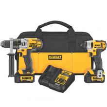 DeWalt DCK290L2 - 20V MAX* Lithium Ion Hammerdrill / Impact Driver Combo Kit (3.0 Ah)