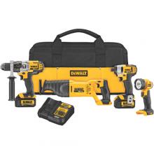 DeWalt DCK490L2 - 20V MAX* Lithium Ion 4-Tool Combo Kit (3.0 Ah)