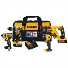 DeWalt DCK494P2 - 20V MAX* XR Brushless 4 Tool Combo Kit