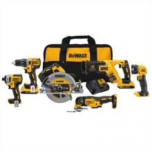 DeWalt DCK684D2 - 20V MAX* XR(R) 6-Tool Compact Combo Kit