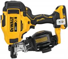 DeWalt DCN45RND1 - 20V MAX XR 15° CORDLESS ROOFING NAILER KIT