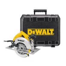 DeWalt DW364K - 7-1/4" (184mm) Circular Saw Kit with Rear Pivot Depth of Cut Adjustment and Electric Brake