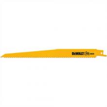 DeWalt DW4803N25 - 9" 6 TPI Taper Back Bi-Metal Reciprocating Blade for General Purpose Wood Cutting