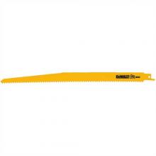 DeWalt DW4804N25 - 12" 6 TPI Taper Back Bi-Metal Reciprocating Blade for General Purpose Wood Cutting