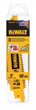 DeWalt DWAR660B25 - 6IN 10 TPI Demo RECIP 25PK - Tube