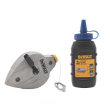 DeWalt DWHT47309L - Cast Aluminum Chalk Reel with Blue Chalk