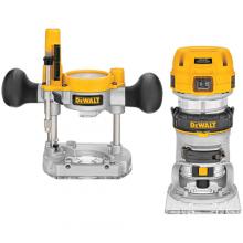 DeWalt DWP611PK - 1-1/4 HP Max Torque Variable Speed Compact Router Combo Kit with LED's