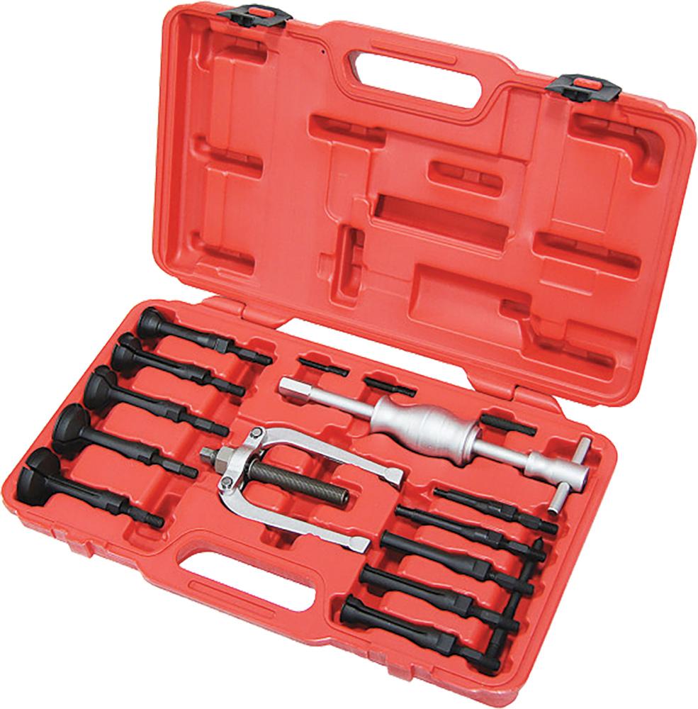 16-PC BLIND HOLE BEARING PULLER AND SLIDE HAMMER SET