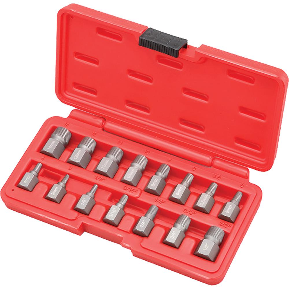 15-PC METRIC & SAE SCREW EXTRACTOR SET